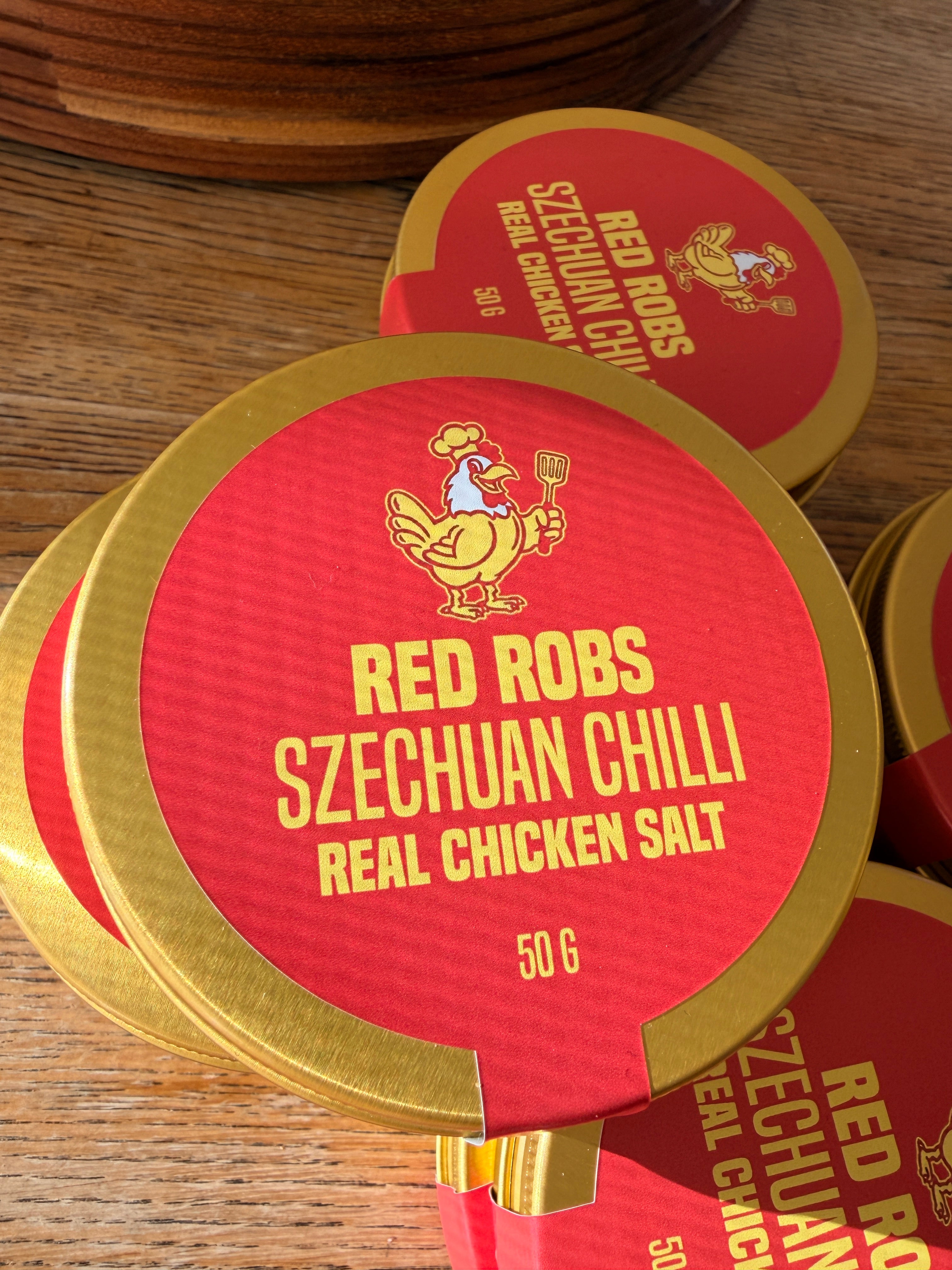 Red Robs Szechuan Chilli - REAL Chicken Salt - 50g