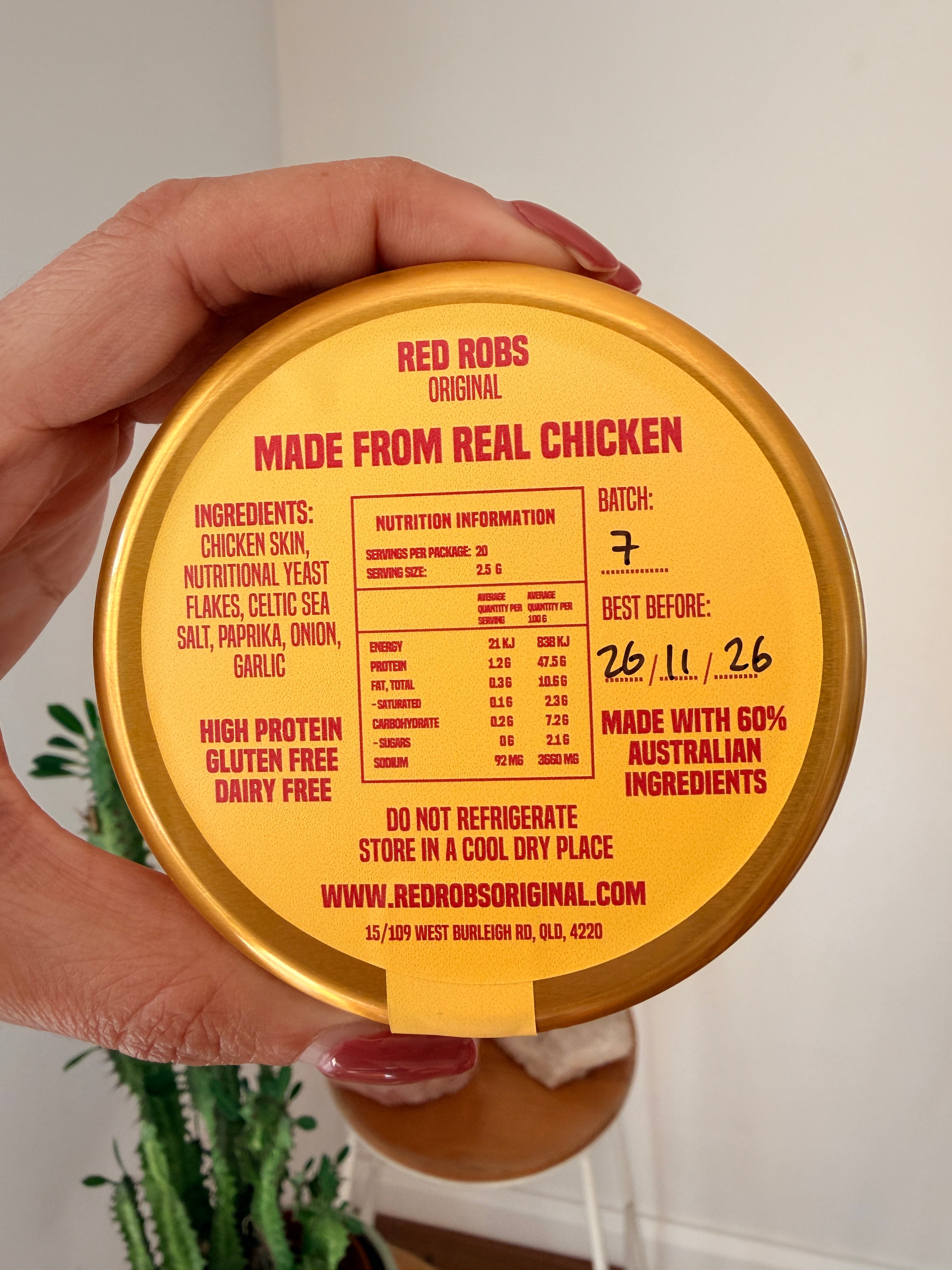 Red Robs Original REAL Chicken Salt - 50g