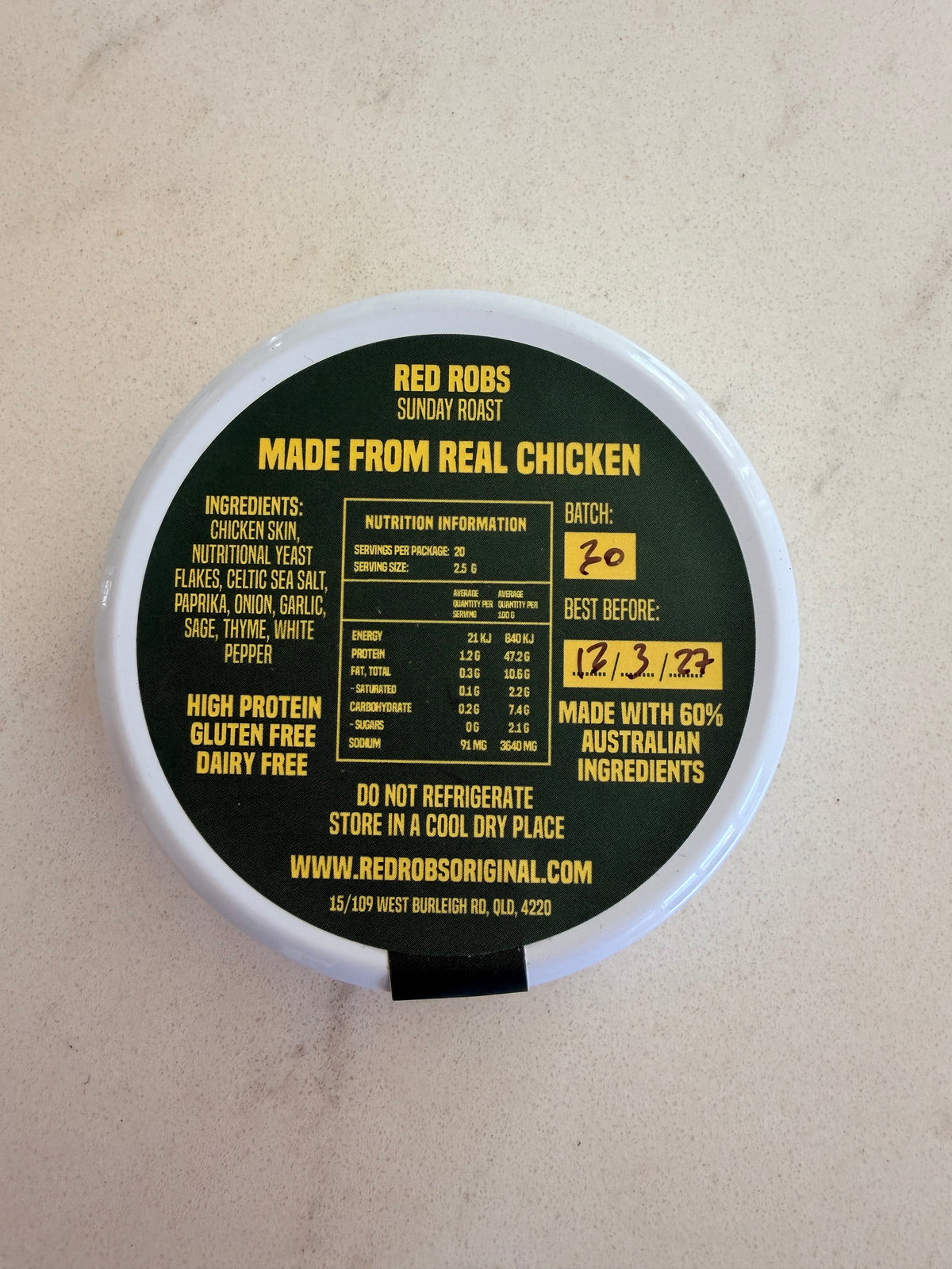 Red Robs Sunday Roast Clean Chicken Salt - 50g